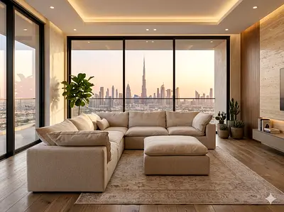 2XL Home Feather Filled Sofa Beige Excellent condition