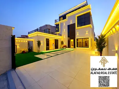 فيلا للبيع في الروضة عجمان ثاني قطعة من شارع الشيخ عمار 3 طوابق 5000 قدم تكييف مركزي مساحة كبيرة وسعر قابل للتفاوض
