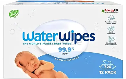 Waterwipes pack of 12