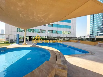 One month Free• Open Seeview 2bhk Flat Al Khan Corniche Sharjah.Free parking •gym,pool free • Central AC • Open view • Near Al Khan Corniche Area•