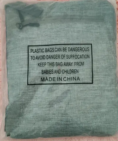 Lightweight Mint Green Foldable Backpack - New in Pack