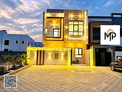 Villa (Sikka) for sale in Ajman | Al Zahiyah area | 5 rooms, majlis, hall, maid's room and roof 