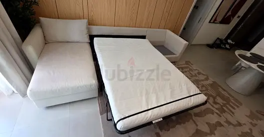 4_Seaters Pull out Ikea vimle L shape sofa bed with mattress