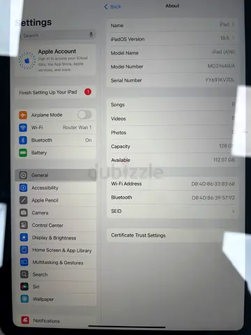 iPad 11th Generation 128GB WiFi for Sale!!!!