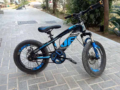 Black  Blue 16-inch Kids Bicycle - Good Condition