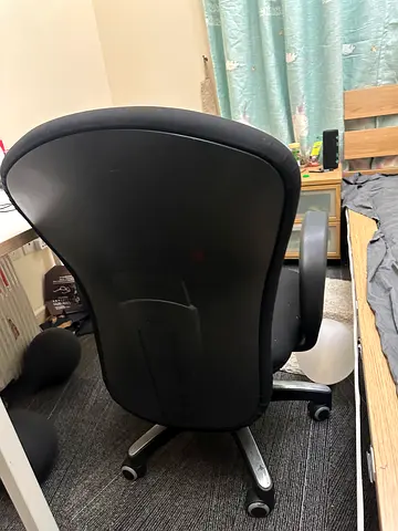 Ergonomic Black Office Chair with Lumbar Support
