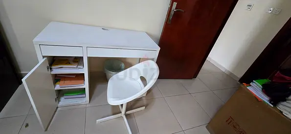 IKEA study table and chair