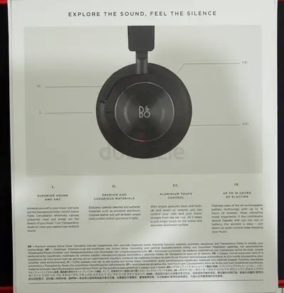 Bang  Olufsen ANC Over-Ear Wireless Headphones - H9i - Very Good Condition