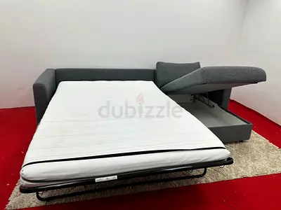 Almost like new condition Ikea vimle lshape sofabed under storage