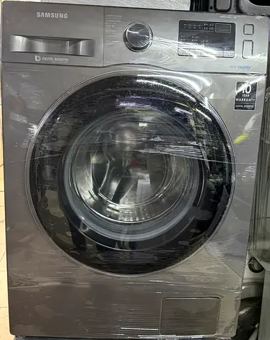 Samsung Front Load Washer - Silver, 7kg (Good Condition)