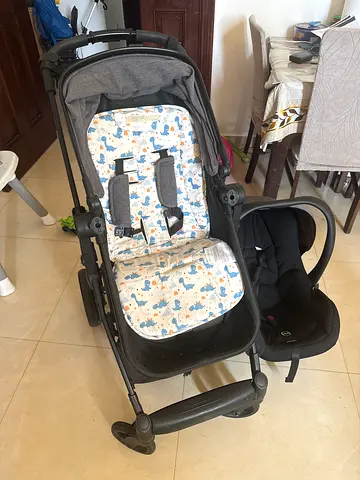 Stroller travel system with infant car seat - used, good condition.One of the best brand Jikel .