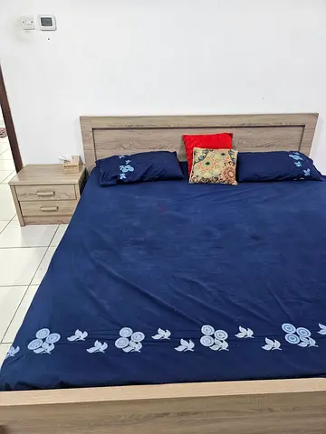 Fully Wooden Bedroom Set