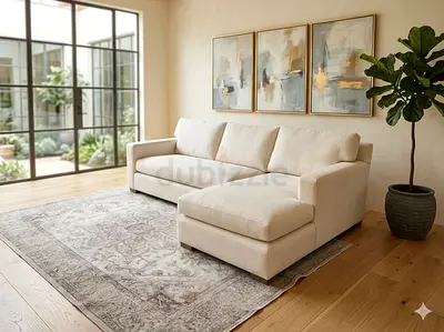 Crate Barral axis L Shape sofa