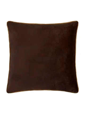 X2 Brown Velvet Square Cushion / Throw Pillow - 45x45cm - IKEA