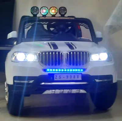 Kids Electric Ride-On BMW Style SUV Car with Lights and Remote