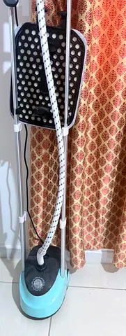 Vertical Garment Steamer - Light Blue, Compact Standing Steamer