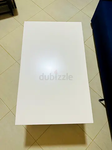 Simple White Rectangular Coffee Table - Good Condition