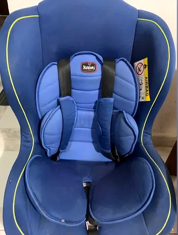 Blue Juniors Convertible Infant/Toddler Car Seat - Good Condition