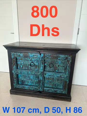 Cabinet recycled wood