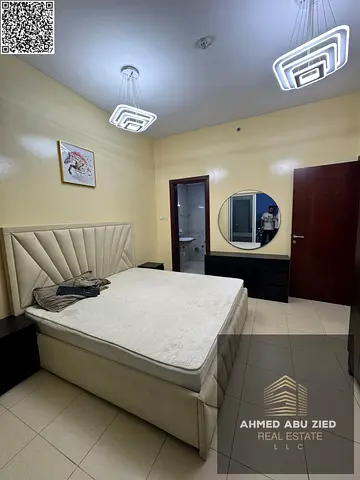 Furnished 2 Bedroom Apartment for Rent in Al Nuaimiya 2 City Tower Closed Kitchen 2 Balconies Open