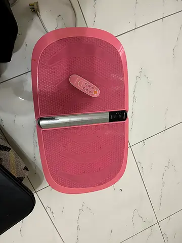 Pink Whole Body Vibration Plate with Remote - Used