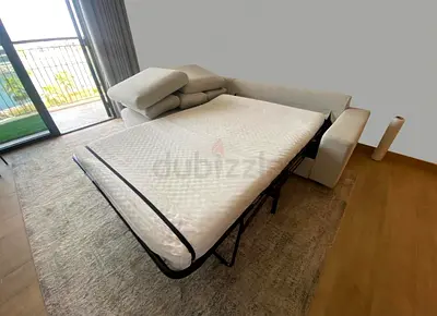 ikea vimle L shape sofa bed with mattress