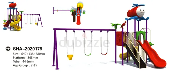 Megastar Tom ThrillScape Playground with Bumpy Slides, Swings, and Motorskills Adventures Play