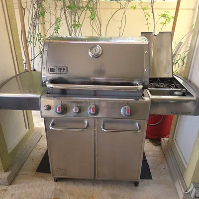Weber Genesis Gas BBQ with side burner and sear station
