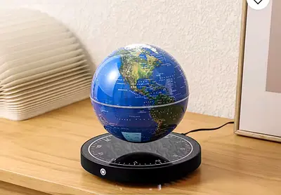 Levitating LED Globe - Decorative Floating World Map Lamp