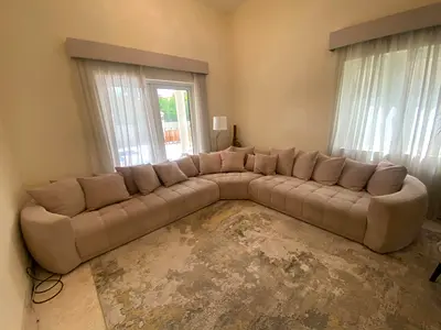 Chattel more Olta Corner Sofa Beige Excellent Condition