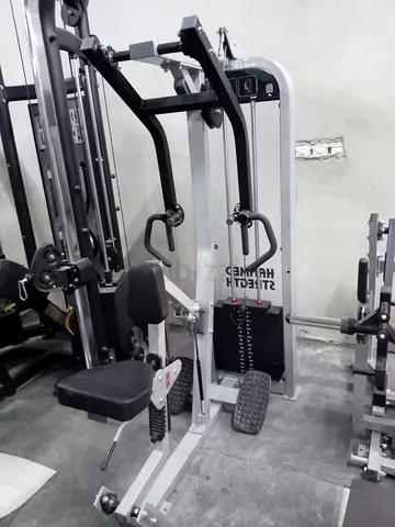 Home/Small Gym Seated Row and Lat Pull Machine - Multi-function Cable Station