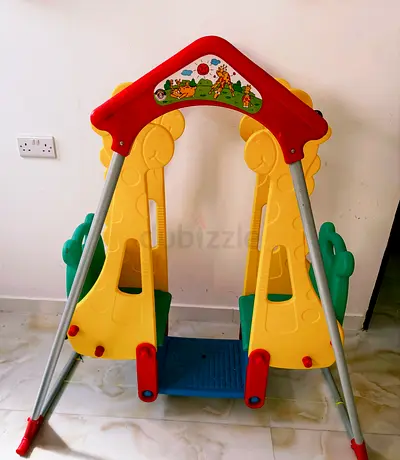 Plastic Double Swing for Kids - Indoor/Outdoor