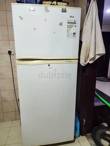 LG Double-Door Refrigerator - Compact Top Freezer, Used