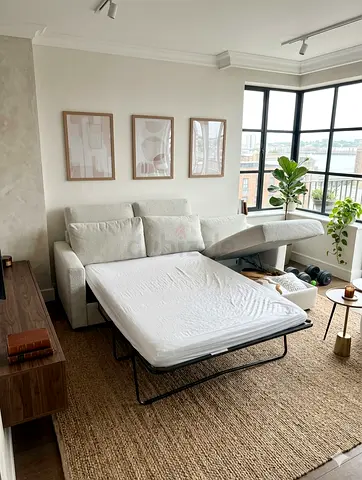 Ikea vimle L shape sofa bed with mattress like