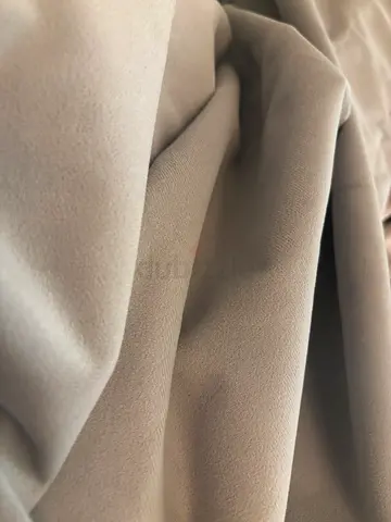 Pair of Light grey high quality blackout/ soundproof curtains