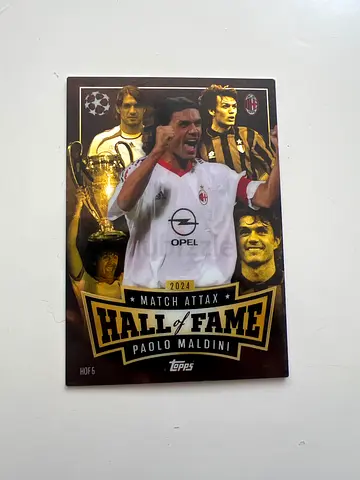 Paolo Maldini Hall of Fame card Exclusive, 2024 edition                            free