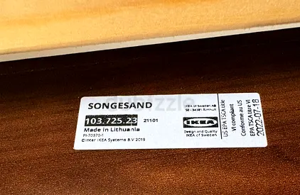 IKEA SONGESAND bed Dark Brown,  VAGSTRANDA oocket sprung mattress and KNAPSTAD cooling pad 160x200