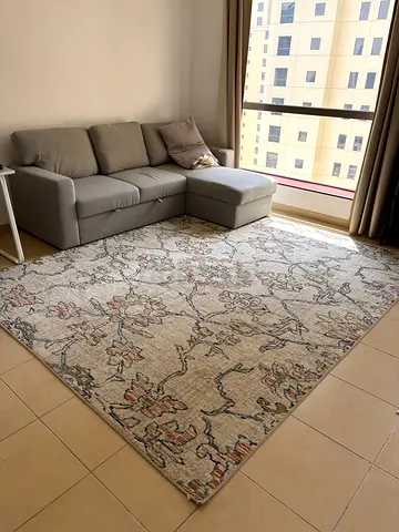 3-seater sofa light grey color