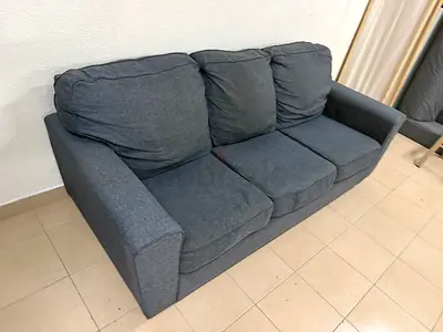 Gray sofa bed