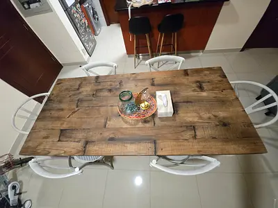 Dining table set with 6 chairs