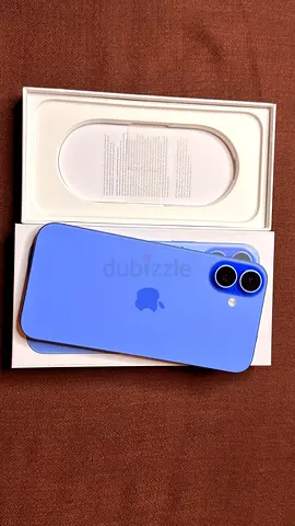 Iphone 16 plus 256gb usa esim marine blue with complete box and accessories