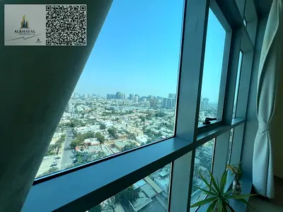 🏙️ Corniche Residence – Annual Rent 2-bedroom apartment with a hall, offering a beautiful city view 🌆. Flexible payment in 4 installments.