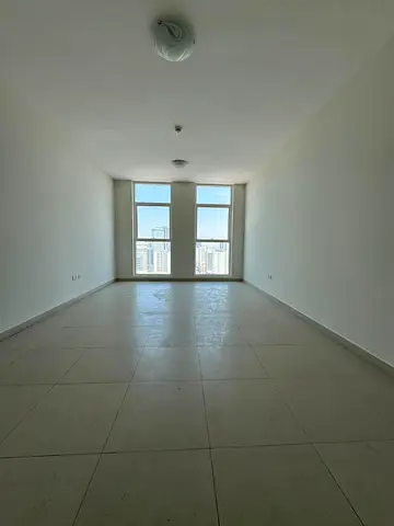 Luxury apartment for annual rent in Al Khan, Sharjah, near Al Khan Bridge. Two bedrooms, living room, maid's room, three bathrooms, master bedroom, fr