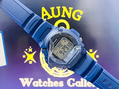 Casio Digital Sports Watch - Blue, Working