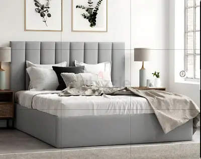 Stylish brand new queen size bed including medical mattress Double bed family bed storage bed