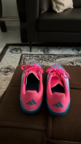 Pink and Blue Kids Adidas Athletic Sneakers, Size Unknown - Lightly Used