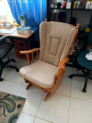 Rocking chair with footrest