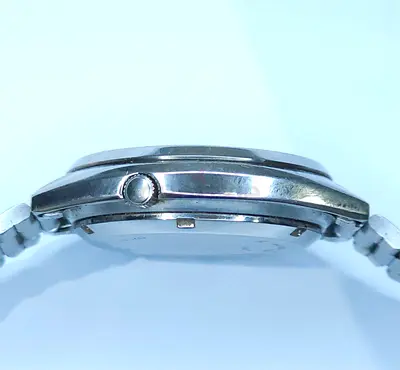 Vintage Seiko Stainless Steel Mens