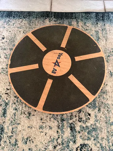 Yes4All Wooden Balance Board - Beginner Core Trainer