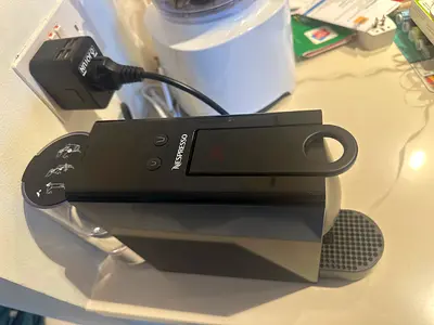 Nespresso Original Line Capsule Coffee Machine - Compact Black/Silver, Good Condition